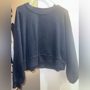 Lululemon Cropper Crewneck - Navy